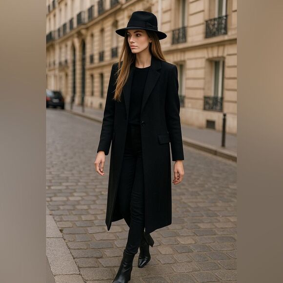 Belfry Classic Black Wool Fedora - Picture 3 of 12